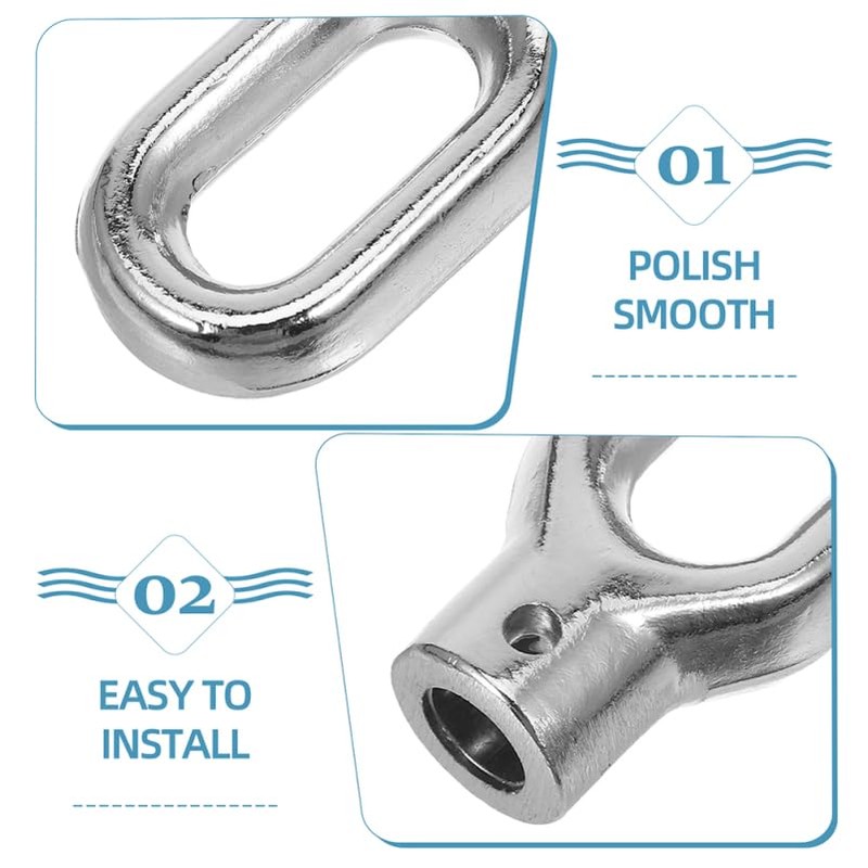 BESPORTBLE Awning Worm Gear Awnings Hardware Lift Crank Hook 1pc
