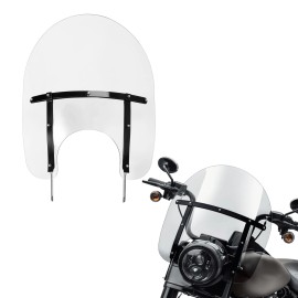 TCMT 20" Detachable Windshield Fit For Harley Harley Touring Road King 1994-2024