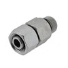 Adjustable Straight Screw-In Fitting 18 L-NPT 1/2 Inch Cutting Ring