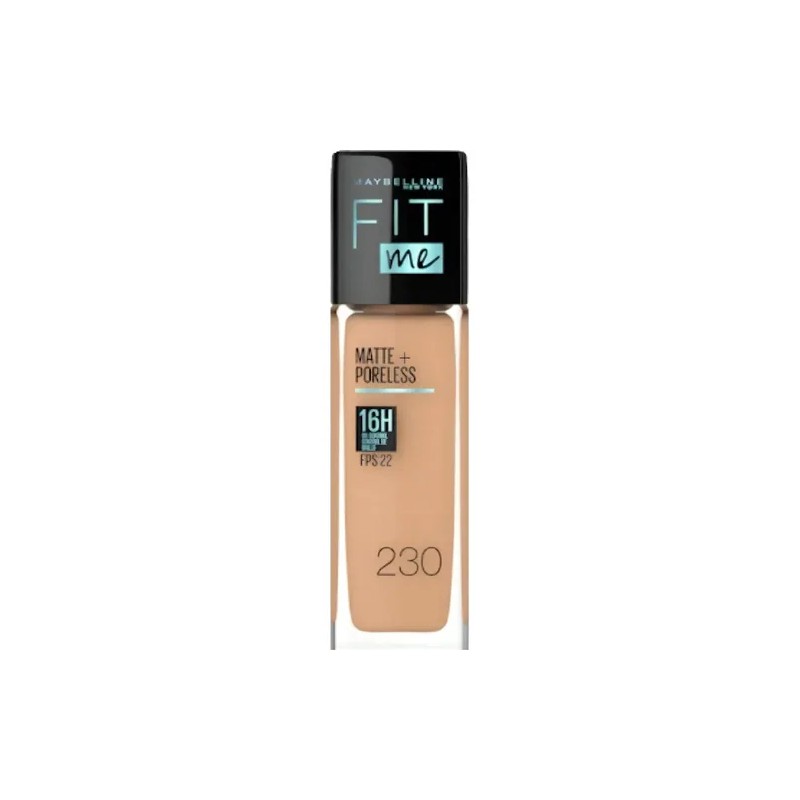 Base Fit Me Matte + Poreless 128 Warm Nude Maybelline