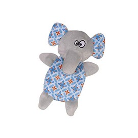 Nobby Plush Elephant with Catnip, Blue, 14 cm, Pack of 1