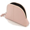 OSPREY London The Rosie Leather Make Up Bag, Grainy Hide,