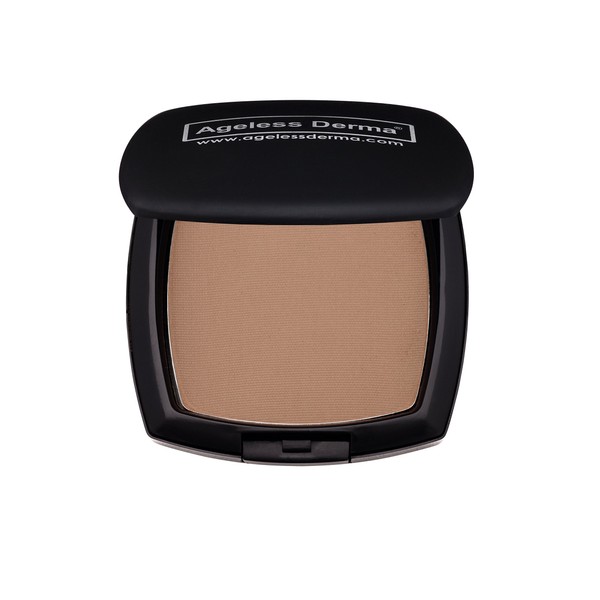 Ageless Derma Pressed Mineral Foundation Makeup Tawny With Vitamin and Green Tea Extracts