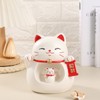 Chinese Lucky Cat Decoration Desktop Fortune Cat Statue Decorations Chinese