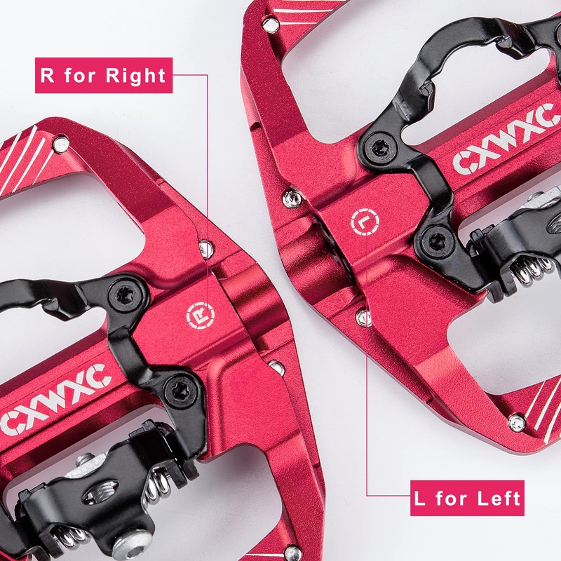 CXWXC Mountain Bike Pedals Dual Function - Dual Sided Pedals
