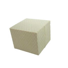 ZeugLung Square Ottoman Cover, Small Ottoman Slipcover, Footstool Cover, Stretch Cube Footrest Ottoman Cover