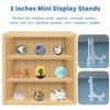 Artliving 3 Inch Clear Plastic Easels or Stand/Plate Holders to