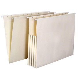 Archival Methods file folders, legal Size Hanging Folder Open Side PKG 25