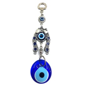 Nazar Boncuk, Boncugu, Turkish Blue, Blue Eye, Evil Eye, Horseshoe, Wall Hanging, Wall Decoration, Wall Decoration, Ornament Amulet Decoration, Home Decor