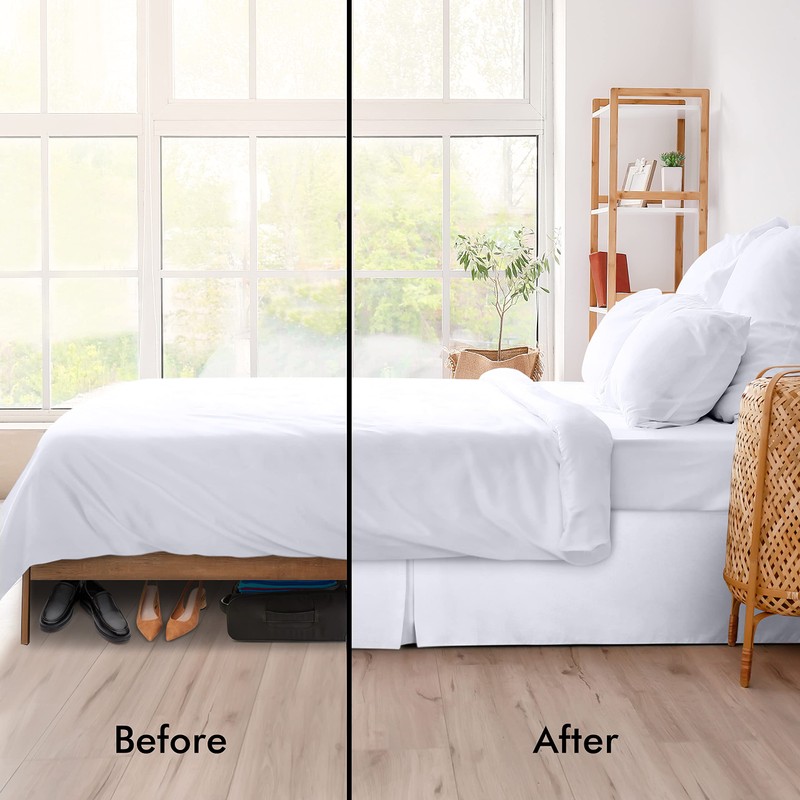 Utopia Bedding Valance Sheet Super King - Soft Brushed Polyester-Microfibre