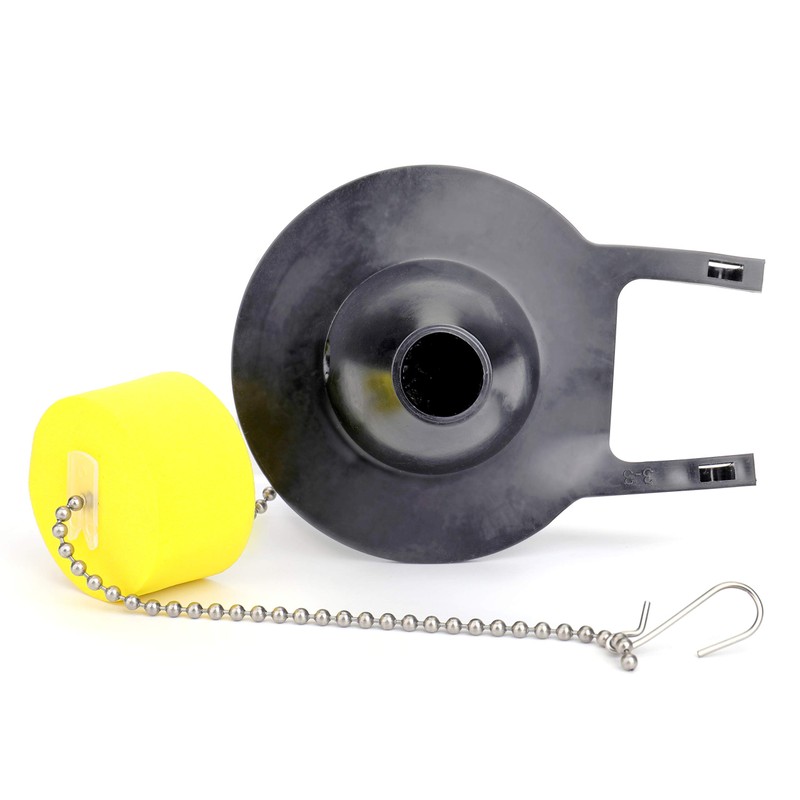 2-Inch Toilet Flapper with Chain, Compatible with American Standard Cadet