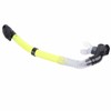 Durable Full Dry Swimming Diving Snorkel with Silicone Mouthpiece (yellow)