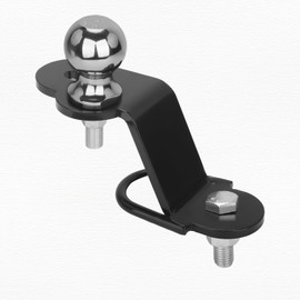 Chelhead UTV ATV 3-Way Hitch Adapter with 2 inch Ball 3500lbs for ATV UTV Trailer Hitch Adapter, 3" Drop/Rise, 3 Mounting Options, (3 Way Hitch Adapter with Ball)