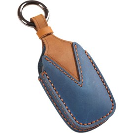 New VOXY 90 Series Key Case Noah 90 Series Key Cover Alphard Vellfire 40 Series Toyota Genuine Leather Key Cover 2023 Latest Accessory Parts (Genuine Leather 5 Buttons, Blue 1)