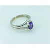 Navya Craft Amethyst-Stein-Silberring | 925 Sterling Silber Handgefertigter Statement-Versprechensring für
