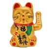 Golden Battery Powered Fortune Cat Waving Hand Good Luck Colorfast