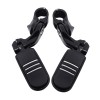 TCMT 1-1/4" 32mm Black Short Angled Adjustable Highway Foot Peg