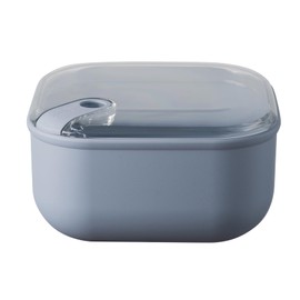 OMADA Design - Large 2 L airtight Food Container with Transparent lid - Made in Italy - Pull Box line