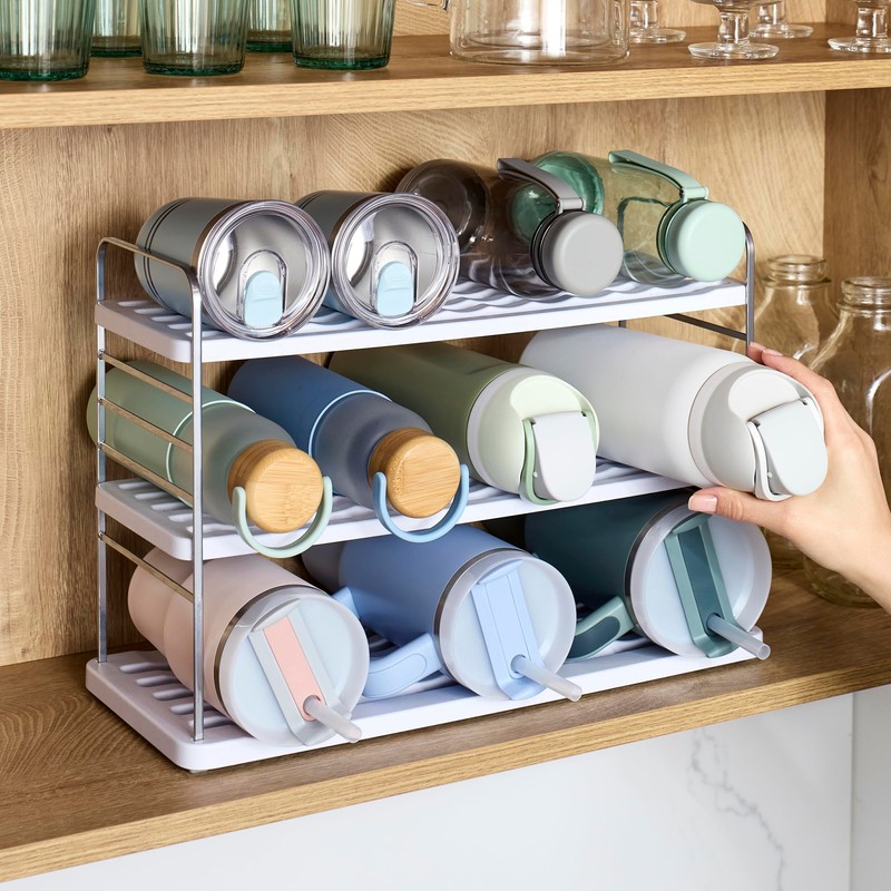 YouCopia UpSpace Bottle Organizer, 12 Bottle, Organizing Hero