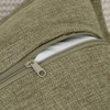 Madizz Set of 2 Linen Cushion Covers with Wide Edge,