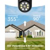 Reobiux 4MP WiFi Camara de Seguridad Exterior/Interior