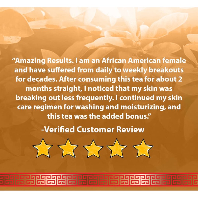 Bravo Tea Clear and Smooth Skin Herbal Tea Caffeine Free,