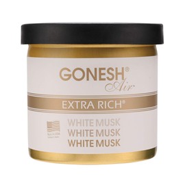 GONESH Gel Air Freshener (Standing Air Freshener) White Musk (Shampoo Scent) 3.5 oz (100 g)