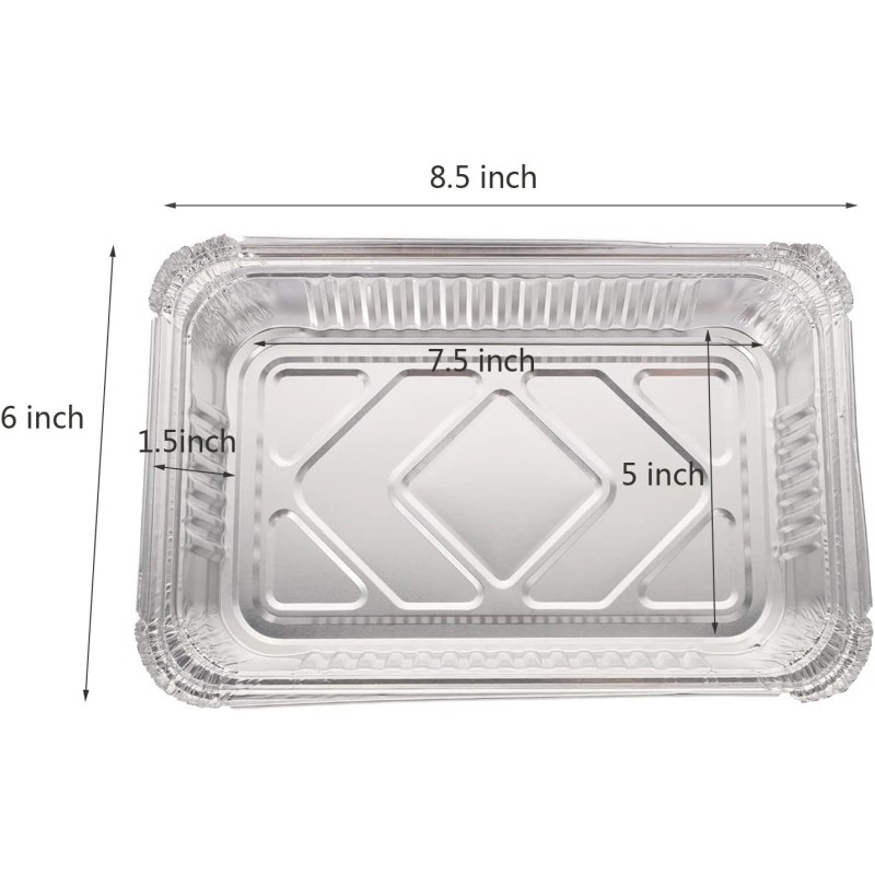 Weber 20 Pack Small Drip Pans Weber Aluminum X Pan