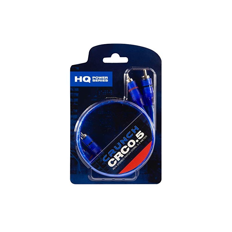 Crunch CRC0.5 Stereo RCA Cable with Remote Cable 0.5 m