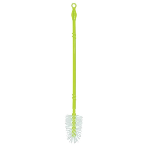 Azuma KT676 Cup Washing Brush, For Water Bottles, Total Length 14.4 inches (36.5 cm), 360 Degree Flocking, Fine Mouth Washing, Green