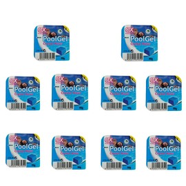 RASMACOR Pack of 10 Units Single Dose Flocculant Gel | Monodose Gel Flocculant | Pool Water Purifier and Clarifier | Total Water Transparency |