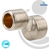 tecuro S-Connector for Wall Fittings 3/4 x 1/2 Inch Male