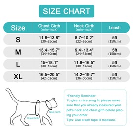 Cat Harness and Leash Set, Cat Harness with Lead, Cat Harness, Escape Proof, Adjustable Vest with Lead for Outdoor Kittens, Soft Mesh Jacket with Reflective Strips (M, Green)