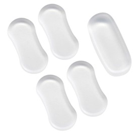 Housoutil 5pcs Toilet Seat Pads Bumpers for Furniture Protector Bumpers for Cabinet Door Stoppers