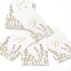 Caspari Berry Branches Single Initial Paper Guest Towel Napkins Letter