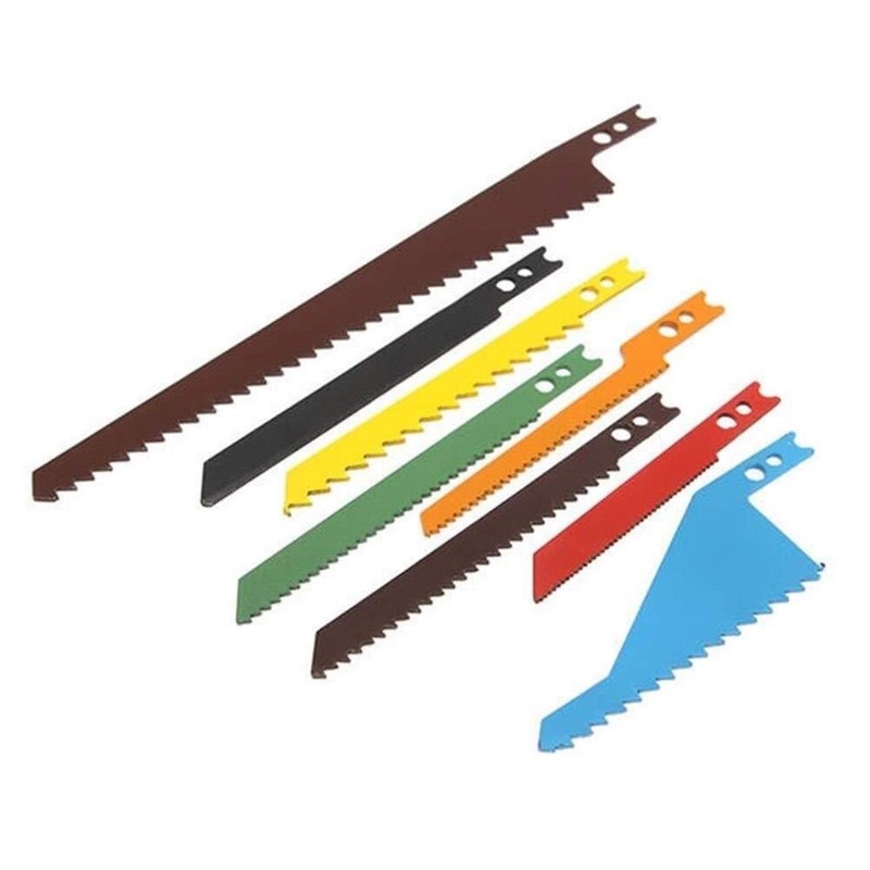 Saw Blade， 8pcs Jigsaw Scroll Blades Sabre Scroll Assortment Set