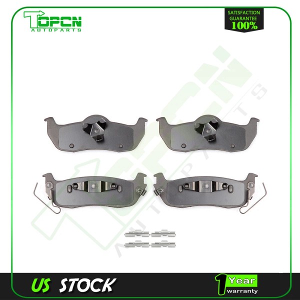 Topcn 4x Rear Performance Ceramic Brake Pads Grand Cherokee Commander
