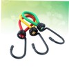 Kisangel 9 Pcs Camping Tent Hooks Elastic Rope Buckle Binding