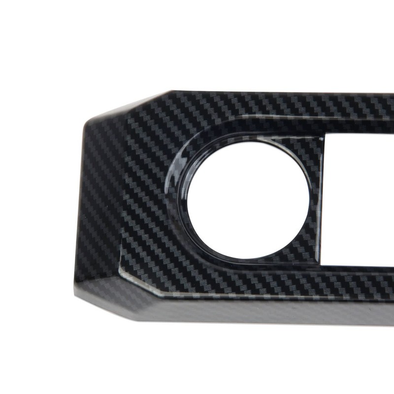 Fewshaw Carbon Fiber Central Control Adjustment Button Panel Cover Trim