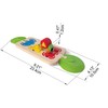 Hape E3810 Railway Spielzeug-Puzzleschienen mit Mehreren Farben und Formen