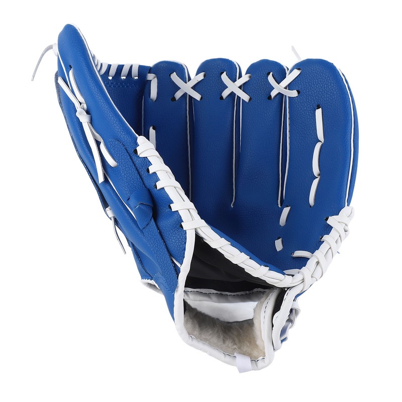 Softball Glove 12.5 Inches Blue Sport Baseball Glove Outfield Mitt