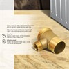 EVERFLOW WMT112S 1-1/2" BRASS WASHING MACHINE TEE WITH FIP TO