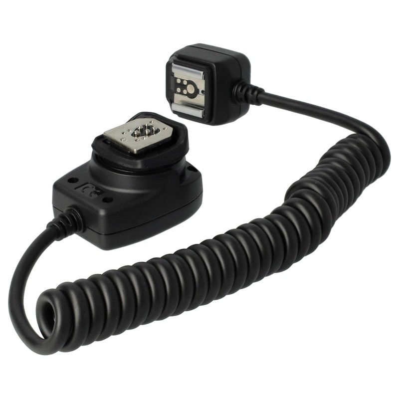 vhbw TTL Flash Cable Compatible with Canon EOS 1100D, 1000D,