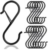 12 Pack 3.5 inch S Hooks for Hanging with Safety