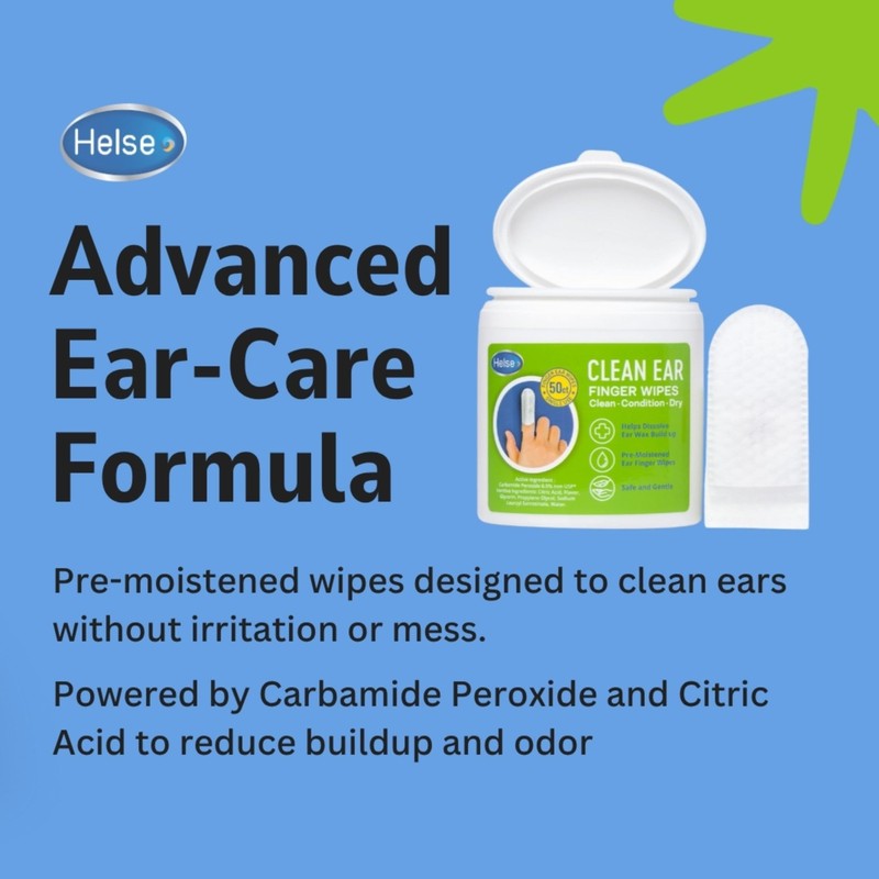 Helse Ear Cleaning Finger Glove - Human Ear Brush -