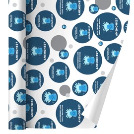 GRAPHICS & MORE With Friends Like These Who Needs Anemones Enemies Funny Humor Gift Wrap Wrapping Paper Roll