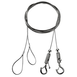 FYTO Hanger Solid Pro, load capacity up to 50 kg, lamp suspension, wire rope, easy rolls, rope ratched, LED, grow