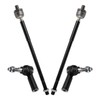 TRQ Front Inner & Outer Tie Rod Set Driver &