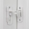 INIRET 2 Packs 90 Degree Matte White Flip Barn Door