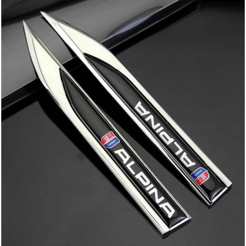Racing_motors NEW ALPINA BLADE Badge FENDER Emblem For 3 5